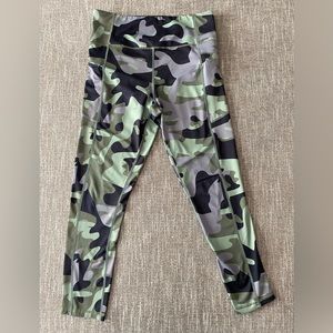 ZYIA Active Green Camo Light and Tight Legging